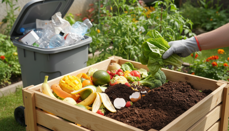 découvrez comment le compostage permet de réduire efficacement la quantité de déchets ménagers en transformant les déchets organiques en un engrais naturel bénéfique pour votre jardin.