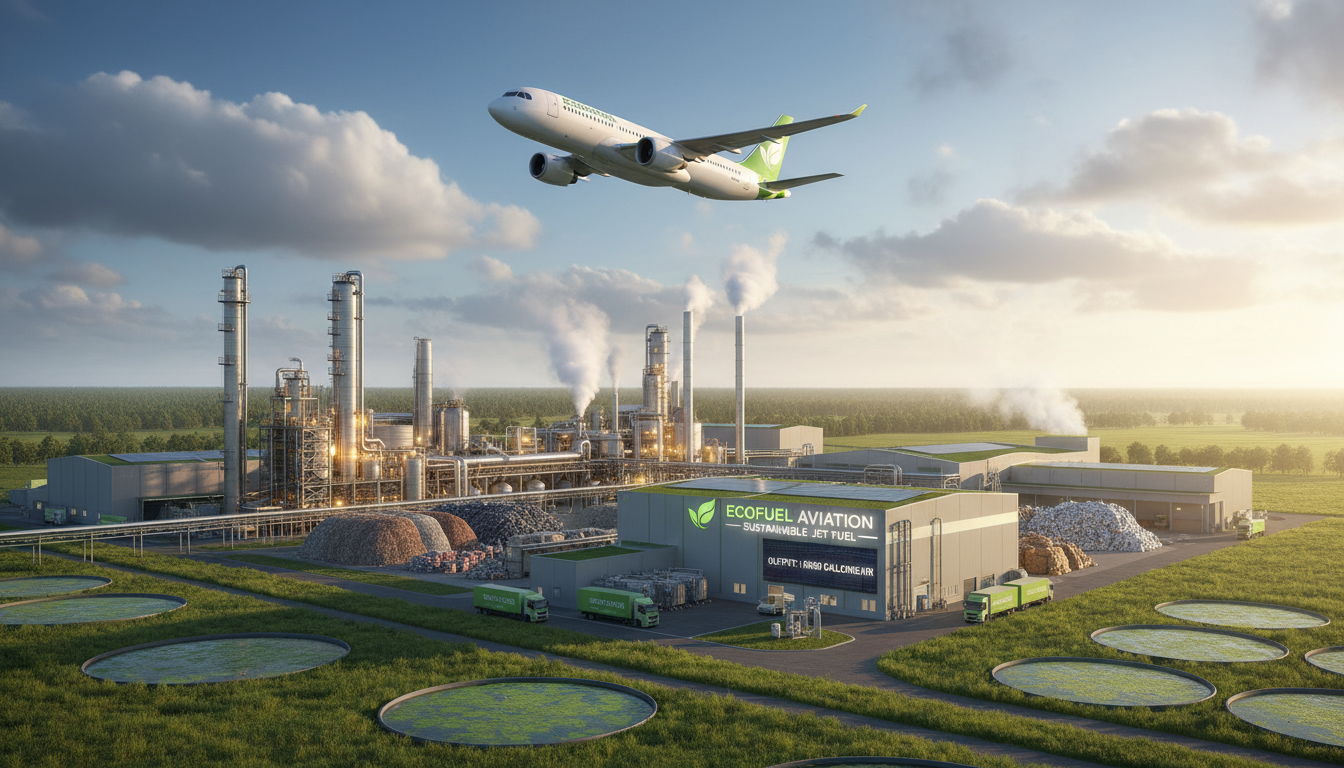 découvrez comment les déchets et les restes alimentaires peuvent être transformés en biocarburants pour alimenter les avions, contribuant ainsi à un avenir plus durable et écologique dans le secteur de l'aviation.