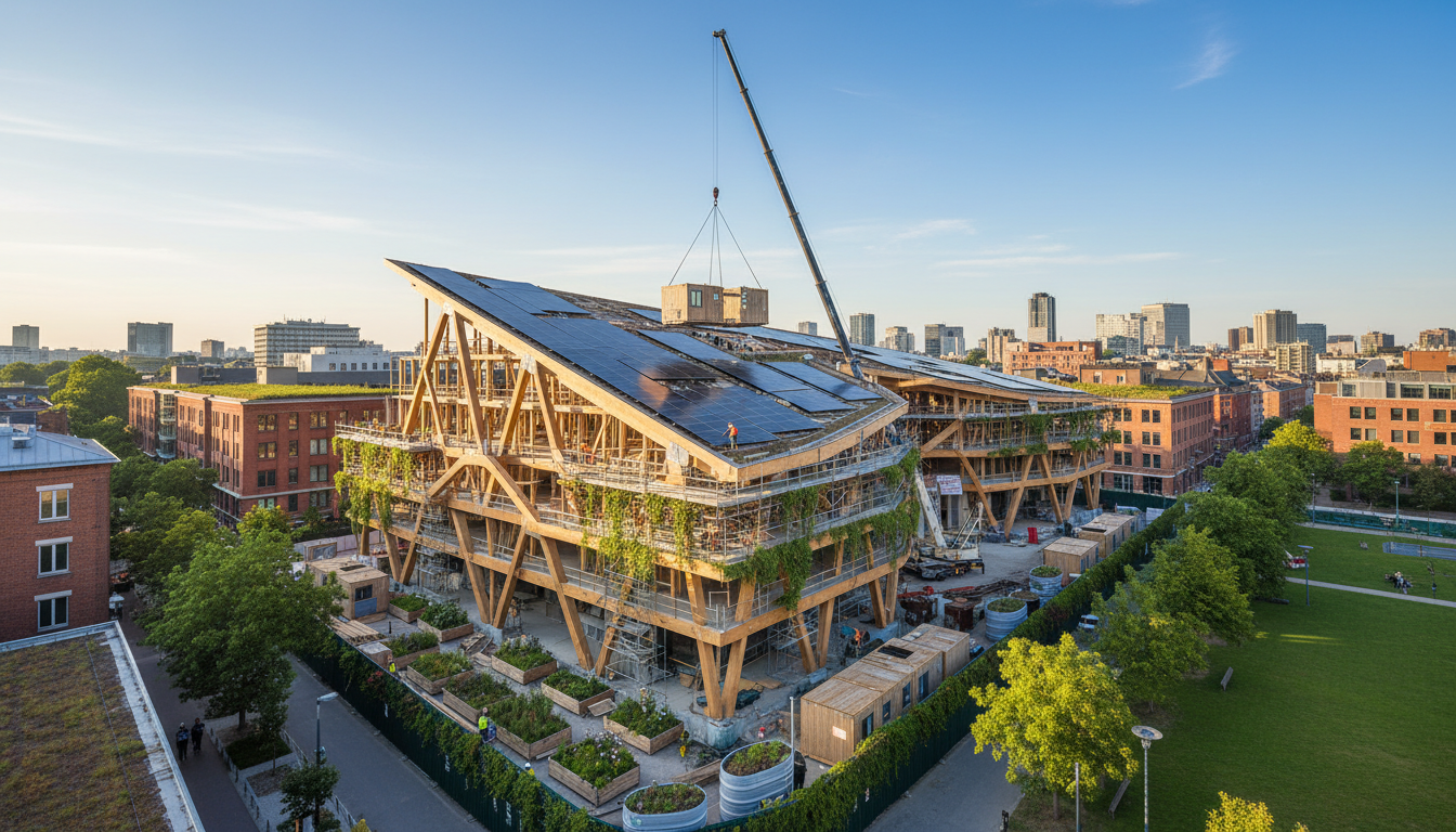 découvrez comment réduire votre empreinte écologique en adoptant des techniques de construction verte efficaces et durables.