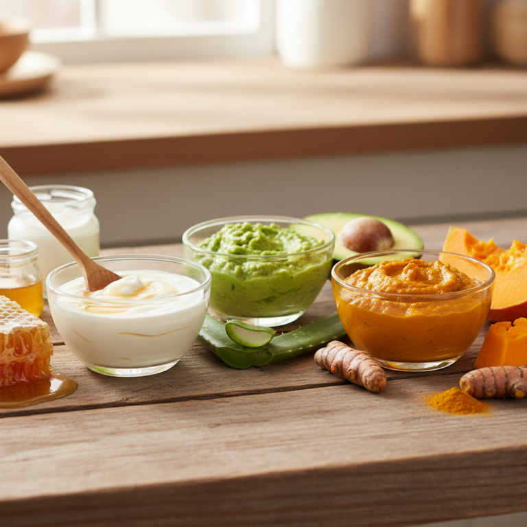 apprenez à préparer facilement 3 masques visage diy avec des ingrédients naturels pour une peau éclatante et saine.