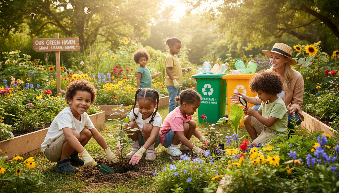 découvrez des activités ludiques et responsables pour sensibiliser vos enfants à l'écologie et les transformer en petits éco-citoyens engagés dès le plus jeune âge.